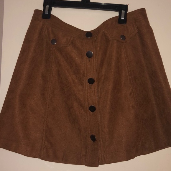 Blu Pepper Dresses & Skirts - Corduroy button skirt